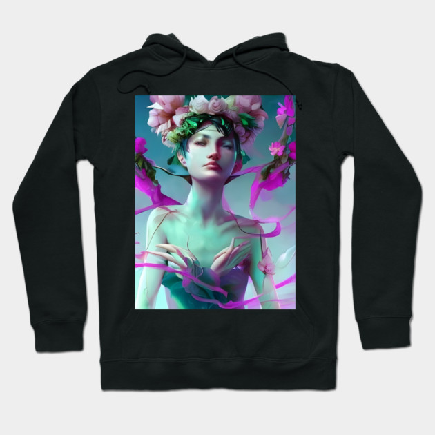 Anime Girl Romantic Manga Hoodie by animegirlnft