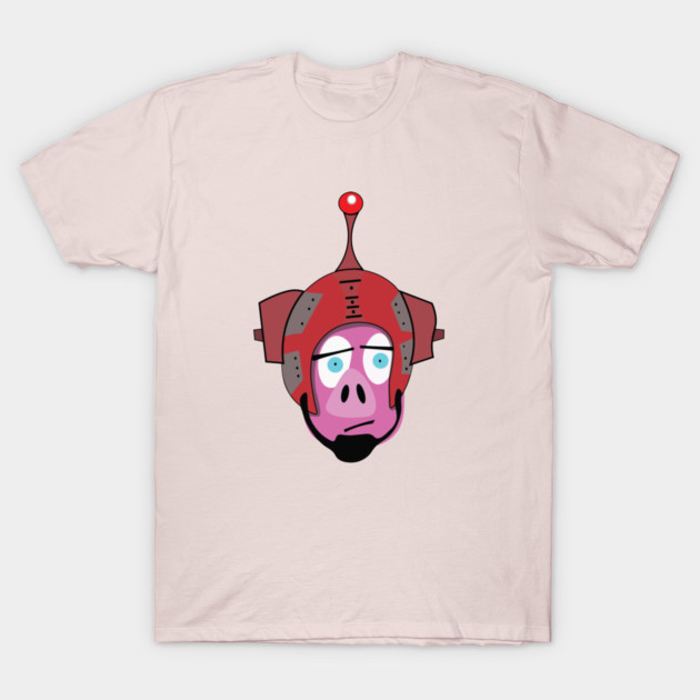 Space Ranger Pig T-Shirt by ByersArtLab