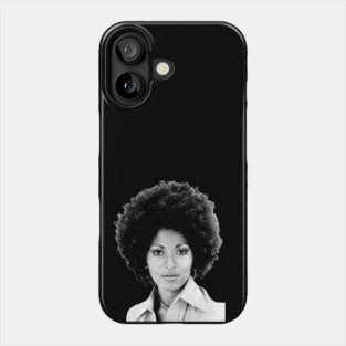 Pam Grier, Sexy Black Woman Phone Case