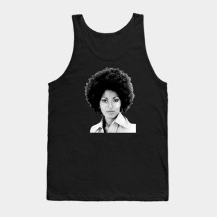 Pam Grier, Sexy Black Woman Tank Top