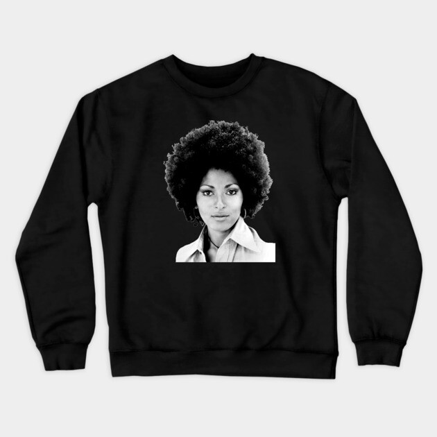 Pam Grier, Sexy Black Woman Crewneck Sweatshirt by UrbanLifeApparel