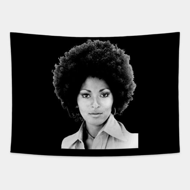 Pam Grier, Sexy Black Woman Tapestry by UrbanLifeApparel