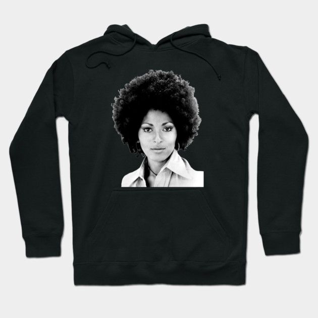 Pam Grier, Sexy Black Woman Hoodie by UrbanLifeApparel