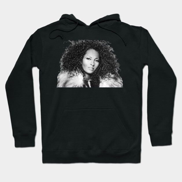 Pam Grier, Retro, Vintage Hoodie by UrbanLifeApparel