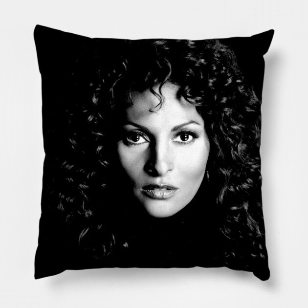 Classic, Pam Grier, Retro, Vintage Pillow by UrbanLifeApparel