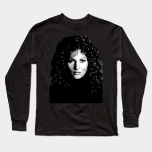 Classic, Pam Grier, Retro, Vintage Long Sleeve T-Shirt