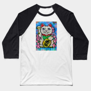 Lucky cat Baseball T-Shirt