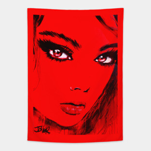 Red dawn Tapestry