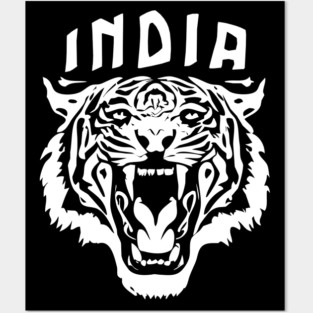 Tiger Face | India Posters and Art