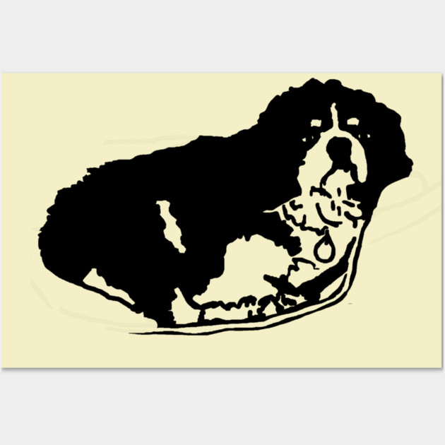 Jimmy Dog Drawing Wall Art by DonWillisJrArt