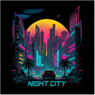 Night City Posters and Art