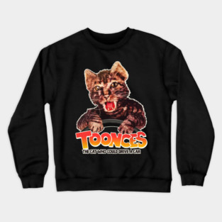 TOONCES - The Cat Who Could Drive a Car Crewneck Sweatshirt