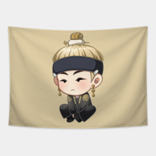 suga traditional outfit Tapestry