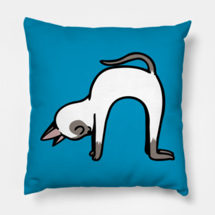 Siamese Cat Pose Pillow