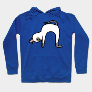Siamese Cat Pose Hoodie