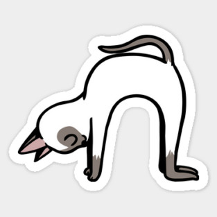 Siamese Cat Pose Magnet
