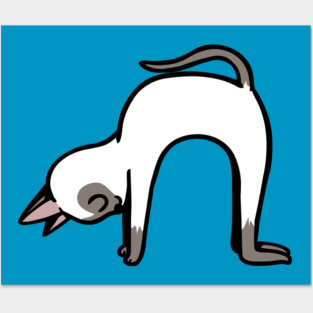 Siamese Cat Pose Posters and Art
