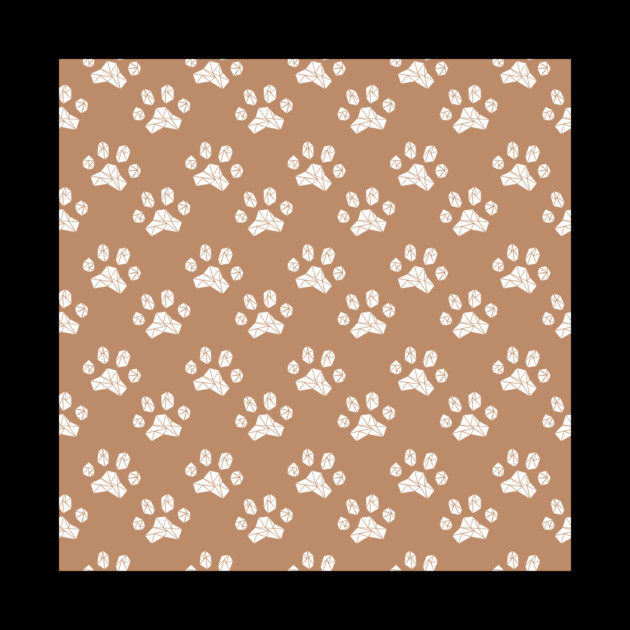 Dog Paws Pattern by The WYLD Tribe