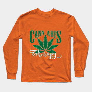 WEED, CANNABIS THERAPY Long Sleeve T-Shirt