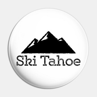 Ski Tahoe Vintage T-Shirt Pin