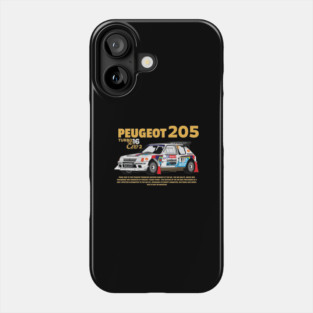 Peugeot 205 Phone Case