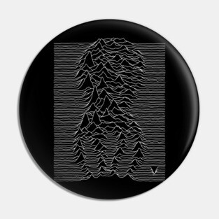 Tentacular Joy Division Unknown Pleasures Pin