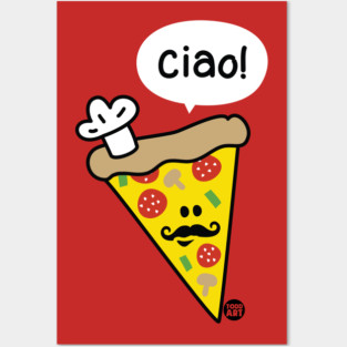 PIZZA Posters and Art