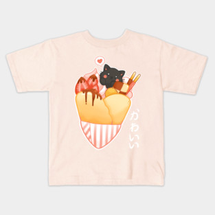 Harajuku cat creppe Kids T-Shirt