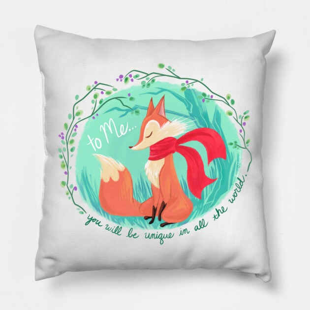 Unique In All The World Fox Pillow by JoTheZette