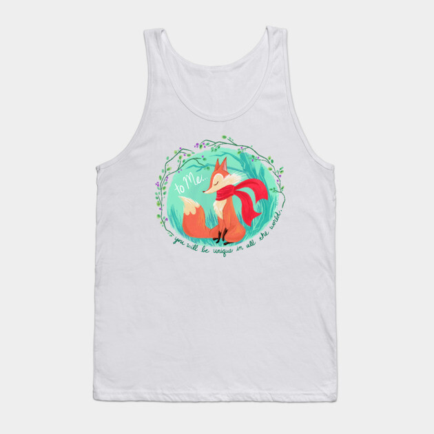 Unique In All The World Fox Tank Top by JoTheZette