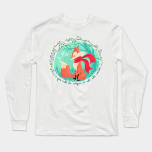 Unique In All The World Fox Long Sleeve T-Shirt
