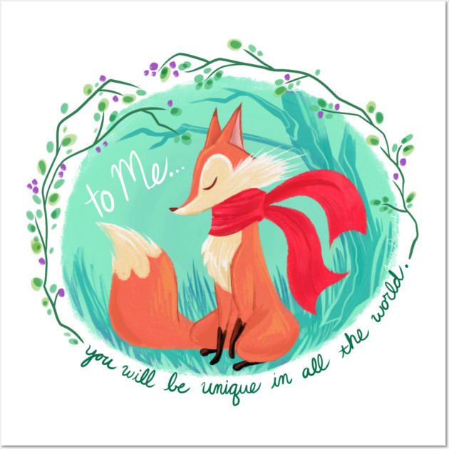 Unique In All The World Fox Wall Art by JoTheZette