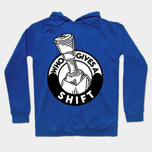 Who gives a shift Hoodie by enrynz