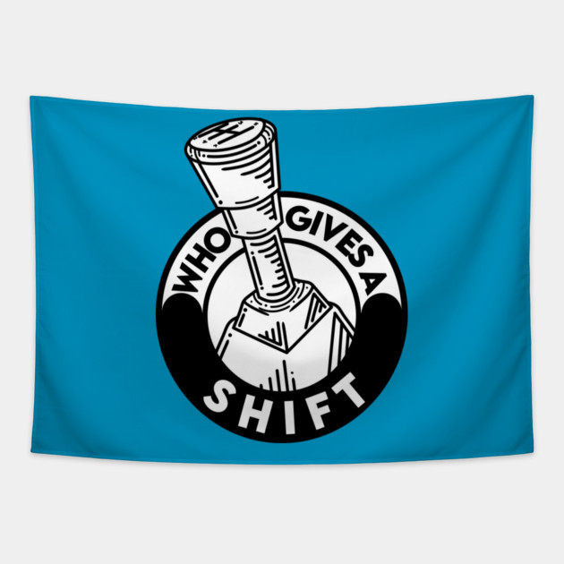 Who gives a shift Tapestry by enrynz