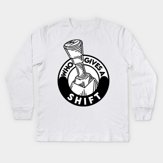 Who gives a shift Kids Long Sleeve T-Shirt by enrynz