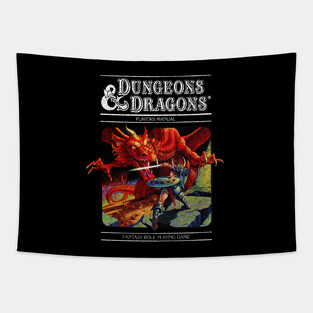 Vintage 70s Dungeons & Dragons Tapestry
