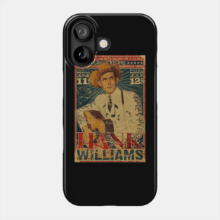 Vintage Poster Hank Williams Phone Case