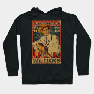 Vintage Poster Hank Williams Hoodie