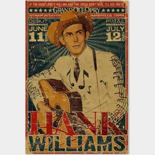 Vintage Poster Hank Williams Posters and Art