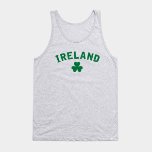 Ireland Luck of the Irish Shamrock Tank Top