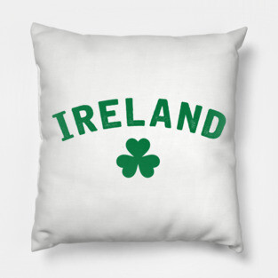 Ireland Luck of the Irish Shamrock Pillow