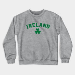 Ireland Luck of the Irish Shamrock Crewneck Sweatshirt
