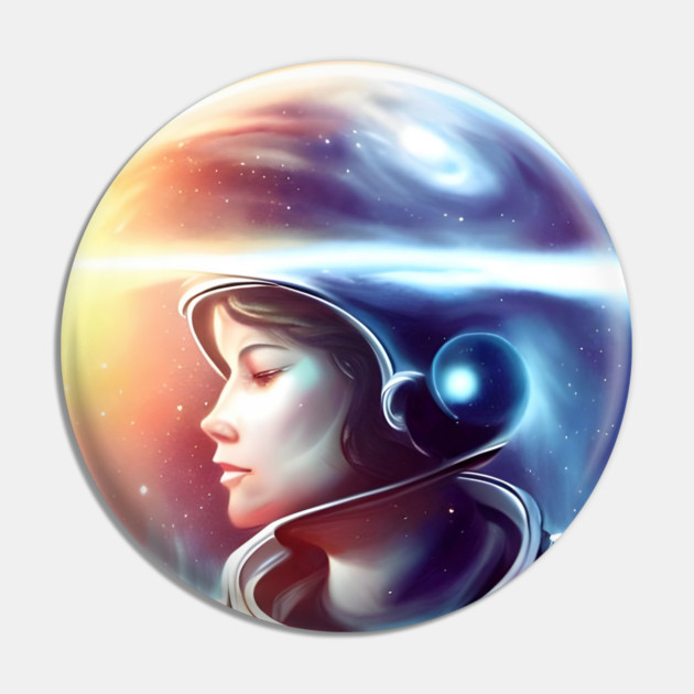 Astronaut Interstellar Time Travel Pin by animegirlnft