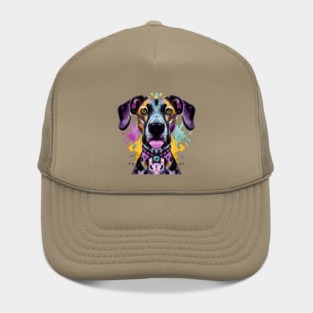 Louisiana Catahoula Leopard Dog Catahoula Cur Artwork Hat