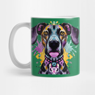 Louisiana Catahoula Leopard Dog Catahoula Cur Artwork Mug