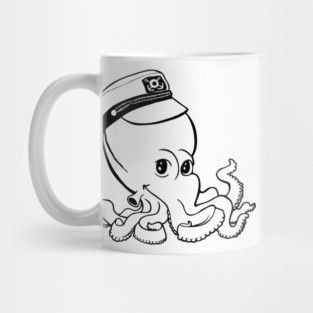 Captain Octopus for Light Shirts Mug