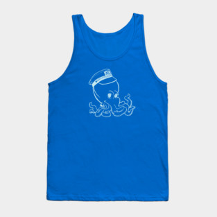 Captain Octopus for Dark Shirts Tank Top