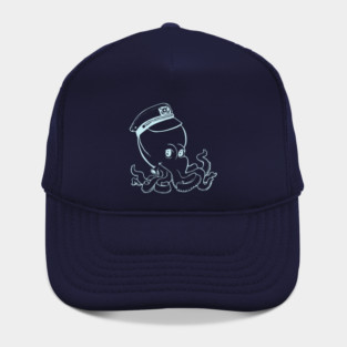 Captain Octopus for Dark Shirts Hat