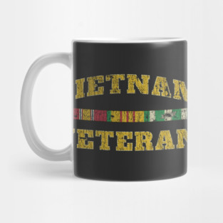 Vietnam Veteran Award Ribbons 1960 Mug