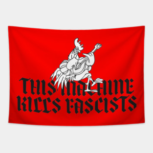 THIS MACHINE KILLS FASCISTS (ROBIN HOOD) Tapestry